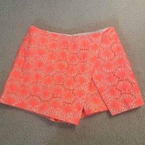 Coral Lilly Pulitzer skort